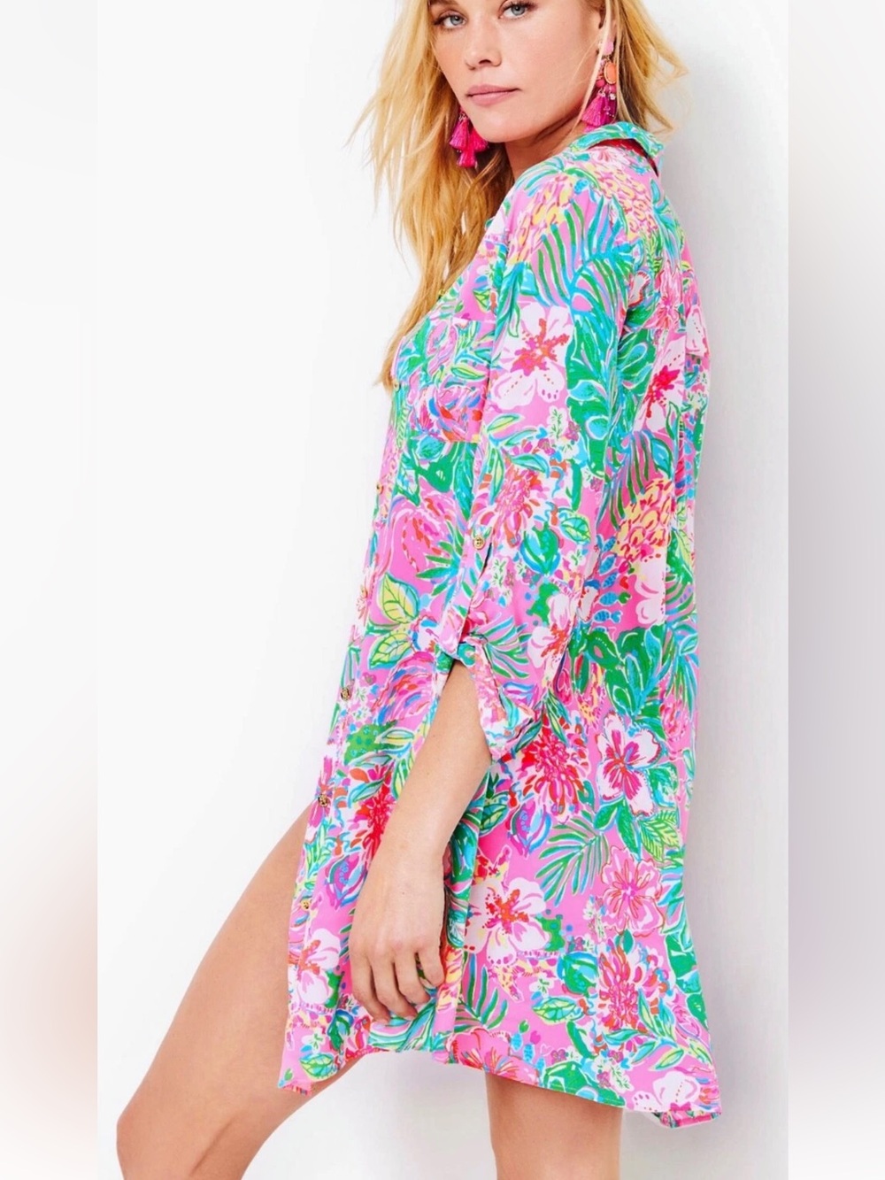 Lilly Pulitzer Natalie Cover Up Size Large NWT - Picture 2 of 5